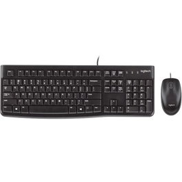 Logitech MK120 Ensemble Clavier et Souris USB AZERTY Noir
