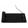 Mobility Lab ML300559 - Clavier flexible USB AZERTY étanche et enroulable, 107 touches, résistant à l'eau