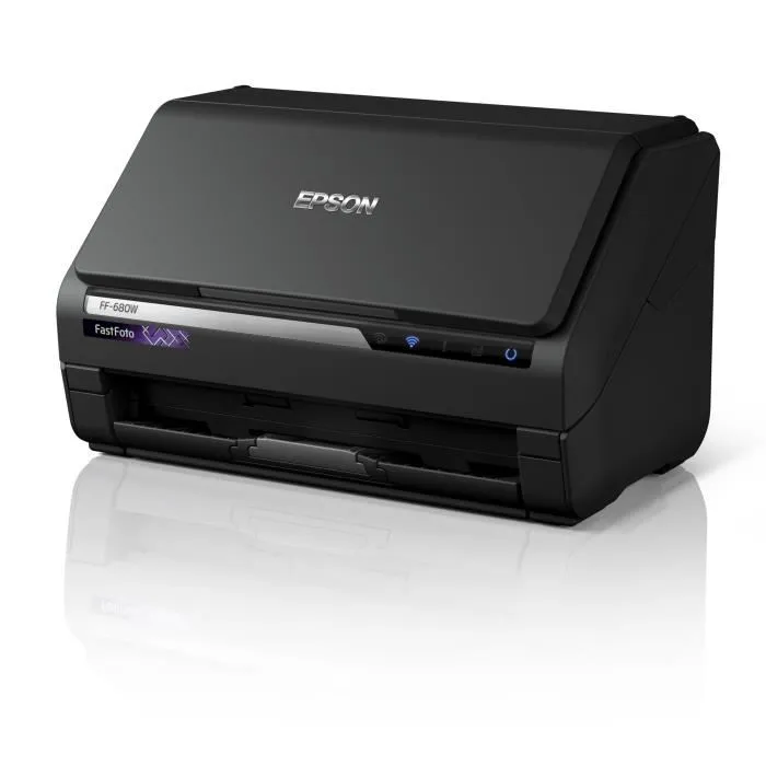 Epson FastFoto FF-680W - Scanner à photos rapide avec Wifi et bac de chargement automatique - Jusqu'à 600 dpi Epson FastFoto FF-680W - Scanner à photos rapide avec Wifi et bac de chargement automatique - Jusqu'à 600 dpi