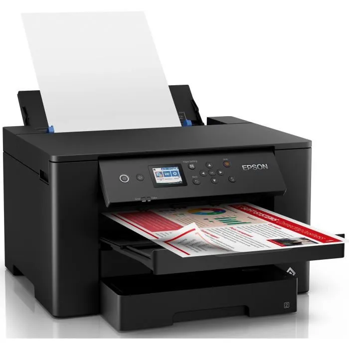 Epson WF-7310DTW - Imprimante monofonction jet d'encre - Format A3 - Impression couleur - Wi-Fi - Fonction recto-verso automatique Epson WF-7310DTW - Imprimante monofonction jet d'encre - Format A3 - Impression couleur - Wi-Fi - Fonction recto-verso automatique