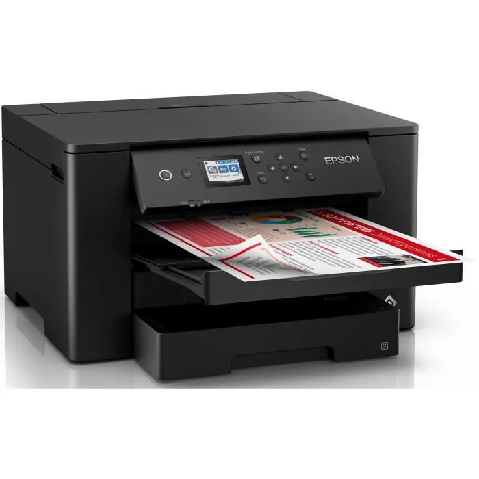 Epson WF-7310DTW - Imprimante monofonction jet d'encre - Format A3 - Impression couleur - Wi-Fi - Fonction recto-verso automatique Epson WF-7310DTW - Imprimante monofonction jet d'encre - Format A3 - Impression couleur - Wi-Fi - Fonction recto-verso automatique