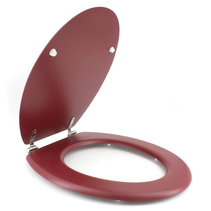 Gelco Abattant WC Dolce Rouge cardinal en bois moulé