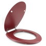 Gelco Abattant WC Dolce Rouge cardinal en bois moulé