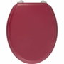 Gelco Abattant WC Dolce Rouge cardinal en bois moulé