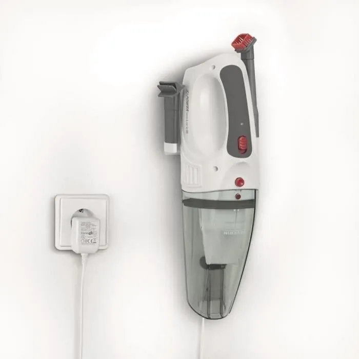 Severin HV7144 Aspirateur main sans sac 12V, batterie lithium-ion 18 min, capacité 200 ml, filtre lavable