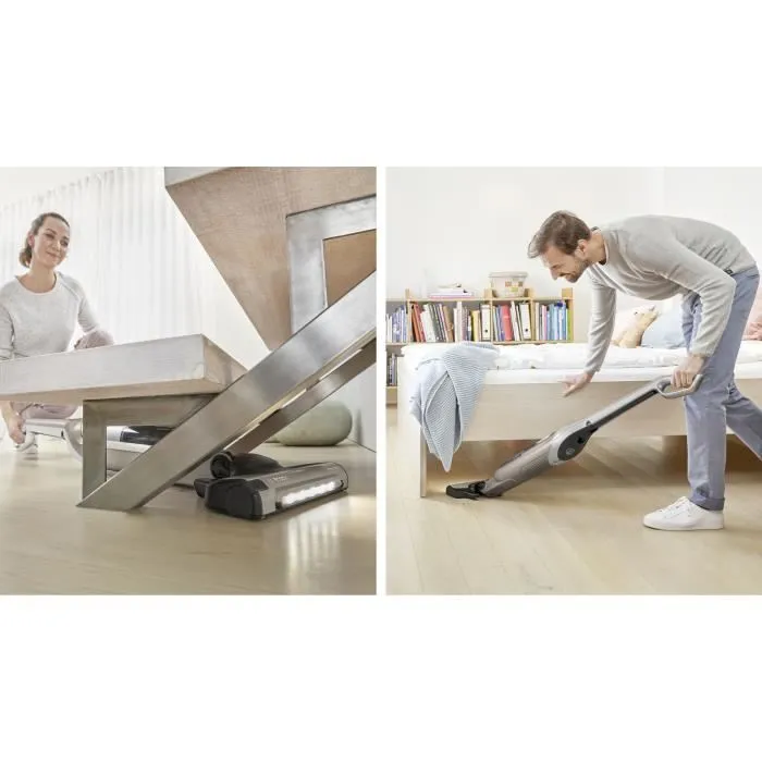 Bosch Flexxo BBH3ALL23 Aspirateur balai sans fil 2en1 Champagne métallisé