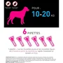 Frontline Tri-Act pour chien - Taille M - 10-20kg - 6 pipettes