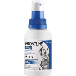 Frontline Spray Anti-puces anti-tiques pour Chat et Chien 100ml