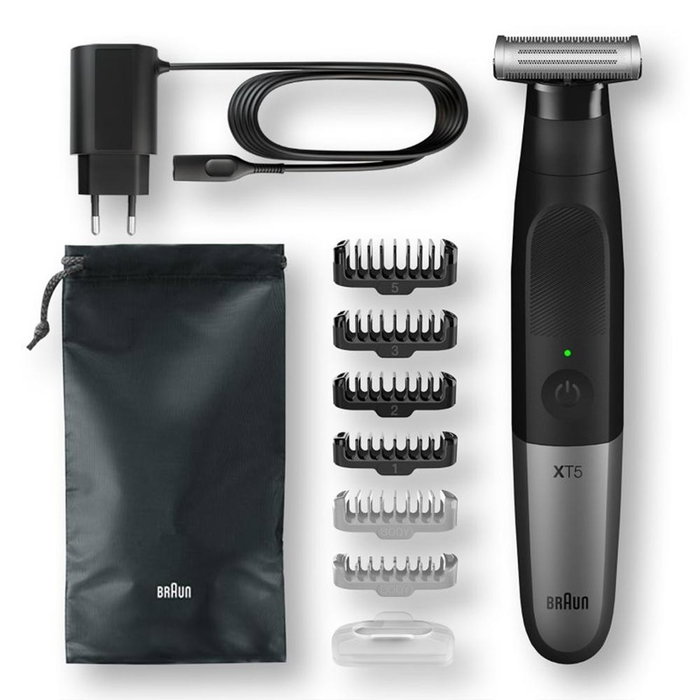 Braun XT5200 Tondeuse Corps Homme Recortadora Barba Rasoir Électrique 4D Peignes Corps Visage Résistant Eau Braun XT5200 Tondeuse Corps Homme Recortadora Barba Rasoir Électrique 4D Peignes Corps Visage Résistant Eau