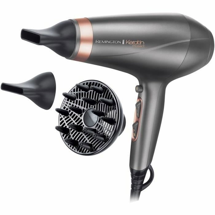 Remington AC8820 Keratin Protect Sèche-Cheveux Professionnel 2200W Gris Remington AC8820 Keratin Protect Sèche-Cheveux Professionnel 2200W Gris