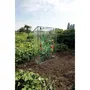 Nature Serre à tomates 100x50x150 cm - Serre de jardin en polyéthylène et métal traité anti-UV, surface 6 m², facile à monter avec porte