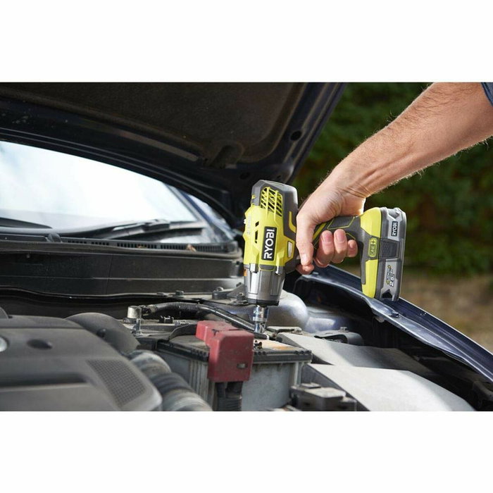Ryobi Boulonneuse à chocs One+ 18V 400 Nm avec adaptateur 1/4''
