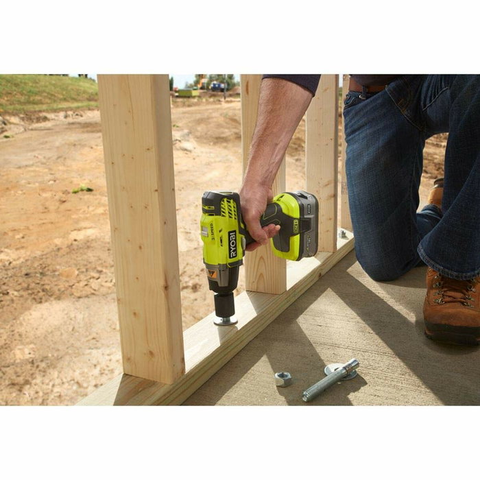 Ryobi Boulonneuse à chocs One+ 18V 400 Nm avec adaptateur 1/4''