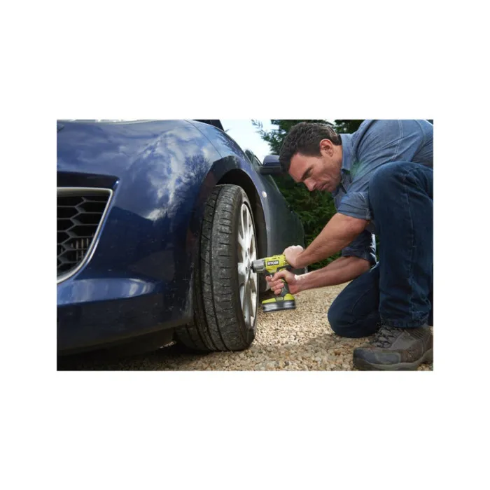 Ryobi R18IW3-120S Boulonneuse à chocs sans fil 18V ONE+, couple 400 Nm, 3 vitesses, variateur, batterie 2 Ah Li-Ion ONE+, chargeur et sac