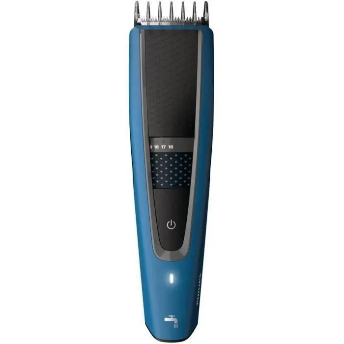 Philips HC5612/15 Tondeuse cheveux Series 5000, 28 hauteurs de coupe, 3 sabots, lames auto-affutées, 75 min autonomie
