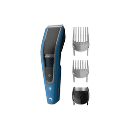 Philips HC5612/15 Tondeuse cheveux Series 5000, 28 hauteurs de coupe, 3 sabots, lames auto-affutées, 75 min autonomie
