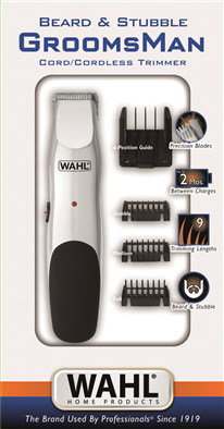 Wahl 9918-1416 - Tondeuse à barbe avec ou sans fil - Couteaux carbone auto-aiguisables - Autonomie 60 min - Précision 0.7 à 12 mm - Design ergonomique