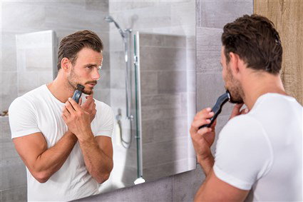 Wahl 9918-1416 - Tondeuse à barbe avec ou sans fil - Couteaux carbone auto-aiguisables - Autonomie 60 min - Précision 0.7 à 12 mm - Design ergonomique