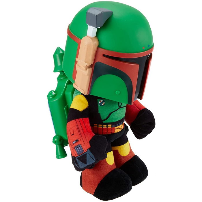 Mattel Star Wars Peluche Boba Fett 30 cm The Book of Boba Fett Tête PVC Mattel Star Wars Peluche Boba Fett 30 cm The Book of Boba Fett Tête PVC