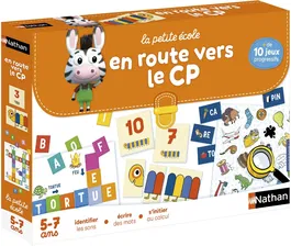 Nathan - La petite école - En route vers le CP ! - Coffret éducatif avec jeux progressifs pour enfants à partir de 6 ans