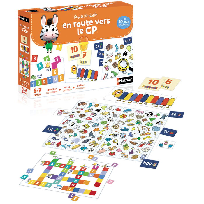 Nathan Coffret éducatif La petite école - En route vers le CP !