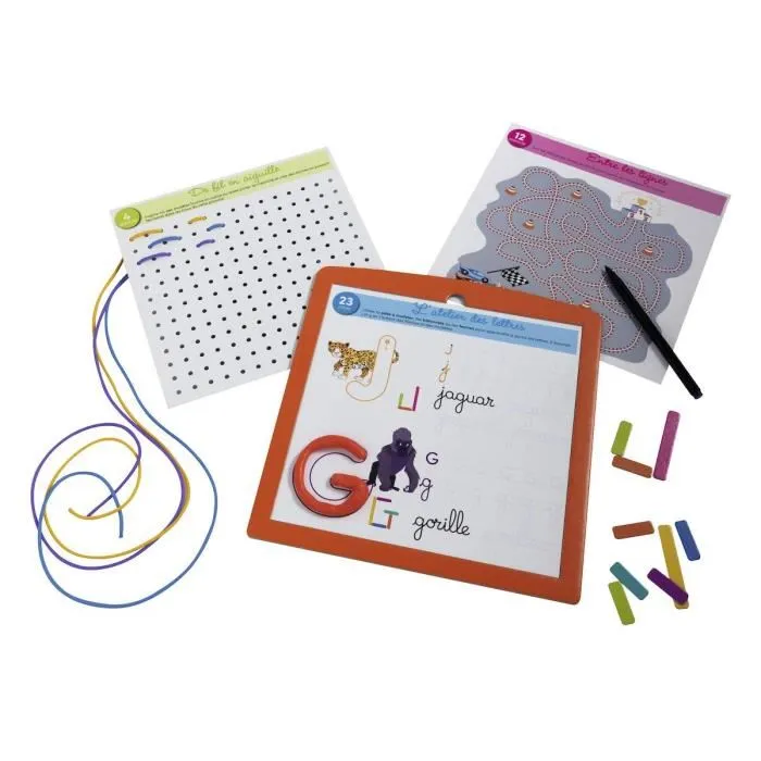 Ravensburger - Mon Atelier Écriture - Coffret Éducatif Complet avec 50 Activités - Apprentissage de l'Écriture et Motricité Fine - À Partir de 4 Ans