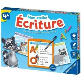 Ravensburger - Mon Atelier Écriture - Coffret Éducatif Complet avec 50 Activités - Apprentissage de l'Écriture et Motricité Fine - À Partir de 4 Ans