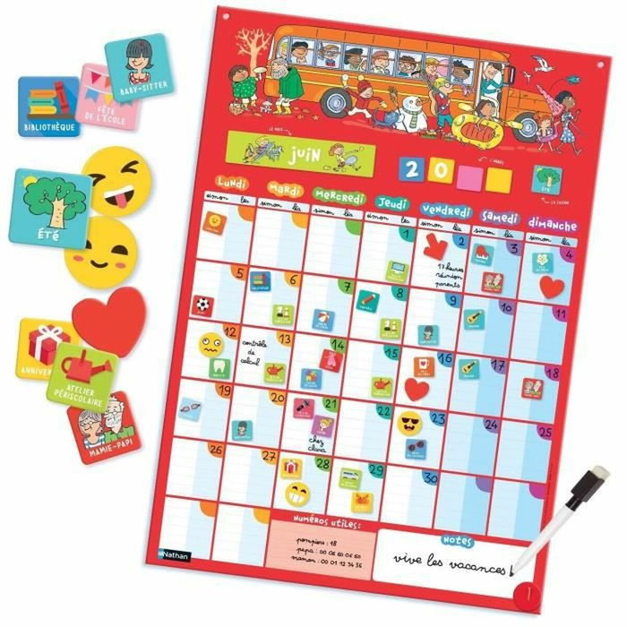 Nathan Mon Calendrier Perpétuel Magnétique Nathan Mon Calendrier Perpétuel Magnétique
