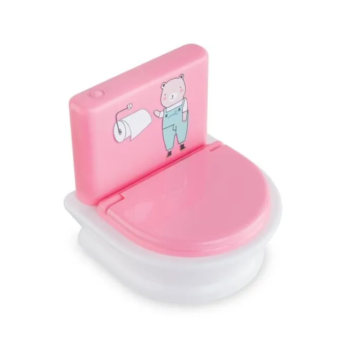 Corolle - Toilettes interactives d'apprentissage pour poupon 30 et 36 cm avec sons pipi et chasse d'eau, à partir de 3 ans