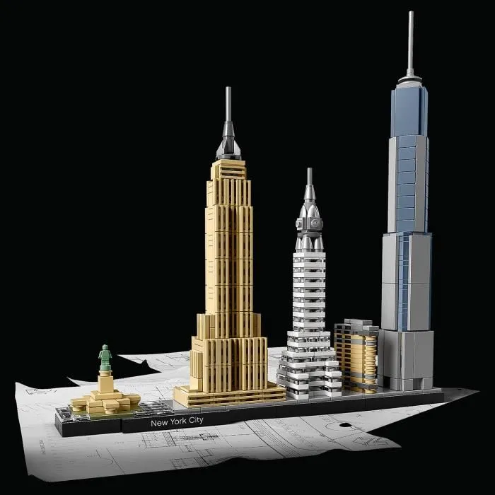 LEGO Architecture Statue de la Liberté New York Maquette Miniature 598 pièces Collection Skyline LEGO Architecture Statue de la Liberté New York Maquette Miniature 598 pièces Collection Skyline
