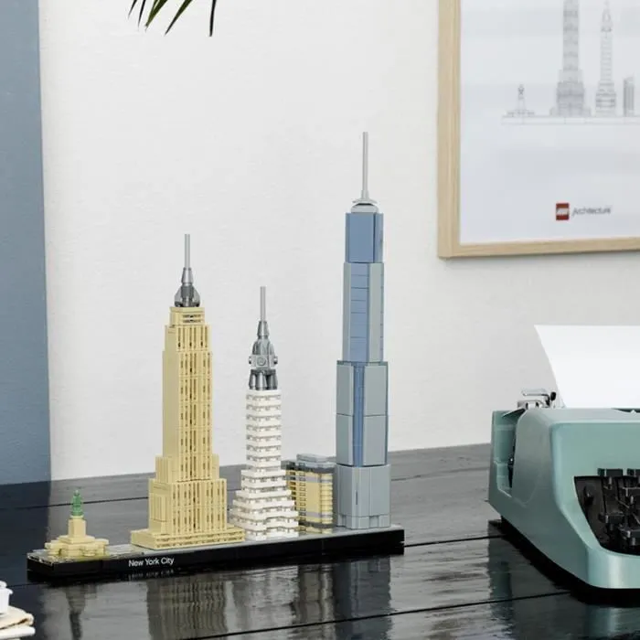 LEGO Architecture Statue de la Liberté New York Maquette Miniature 598 pièces Collection Skyline LEGO Architecture Statue de la Liberté New York Maquette Miniature 598 pièces Collection Skyline