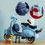 LEGO 10298 Vespa 125 - Set de construction pour adultes, modèle de scooter iconique italien vintage