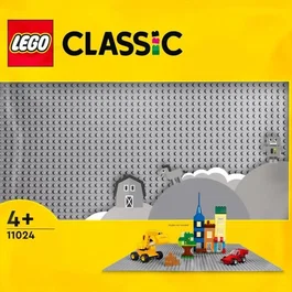 Lego Classic Plaque de Construction Grise 48x48 - Socle de Base 38x38 cm pour Constructions, Jeu et Exposition - Réf. 11024