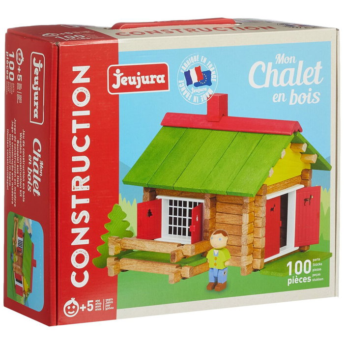 Jeujura Mon Chalet en Bois 100 pièces
