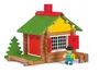 Jeujura - Mon Chalet en Bois, Jeu de Construction 100 Pièces en Bois Naturel pour Enfants à Partir de 5 Ans