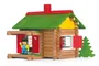 Jeujura - Mon Chalet en Bois, Jeu de Construction 100 Pièces en Bois Naturel pour Enfants à Partir de 5 Ans