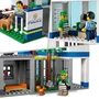 Lego 60316 Commissariat de Police City - Jouet de Construction avec Hélicoptère, Voiture de Police, Camion Poubelle et Figurines dont un Chien
