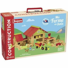 Jeujura Grande ferme avec tracteur et animaux - 220 pièces