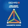 Geomag 534 - Jeu de construction magnétique Glitter Recycled 22 pièces avec paillettes, en plastique 100% recyclé, éducatif, âge 3-99 ans
