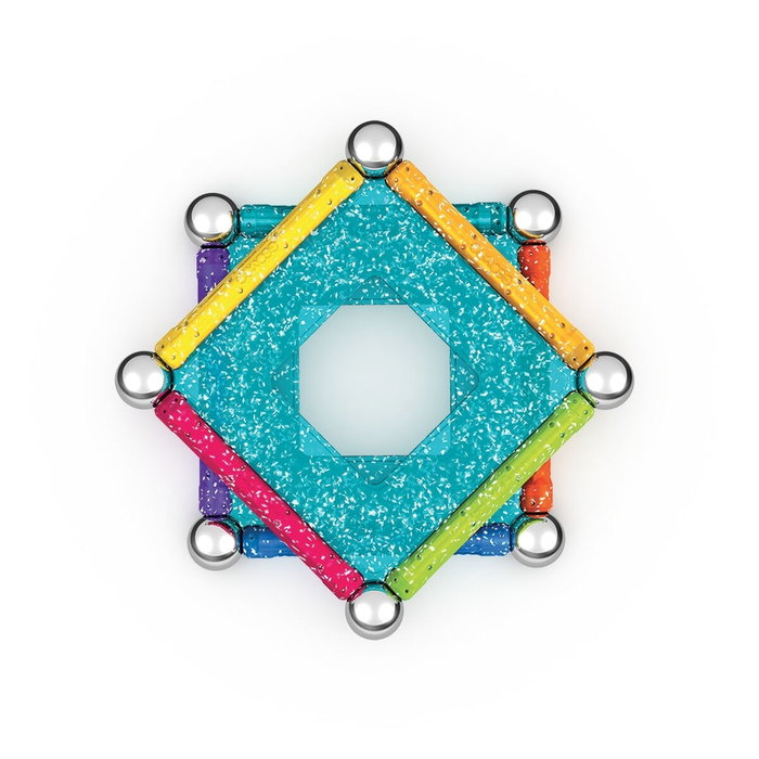 Geomag Jeu de construction magnétique Glitter Panels Recycled 22 pièces Geomag Jeu de construction magnétique Glitter Panels Recycled 22 pièces