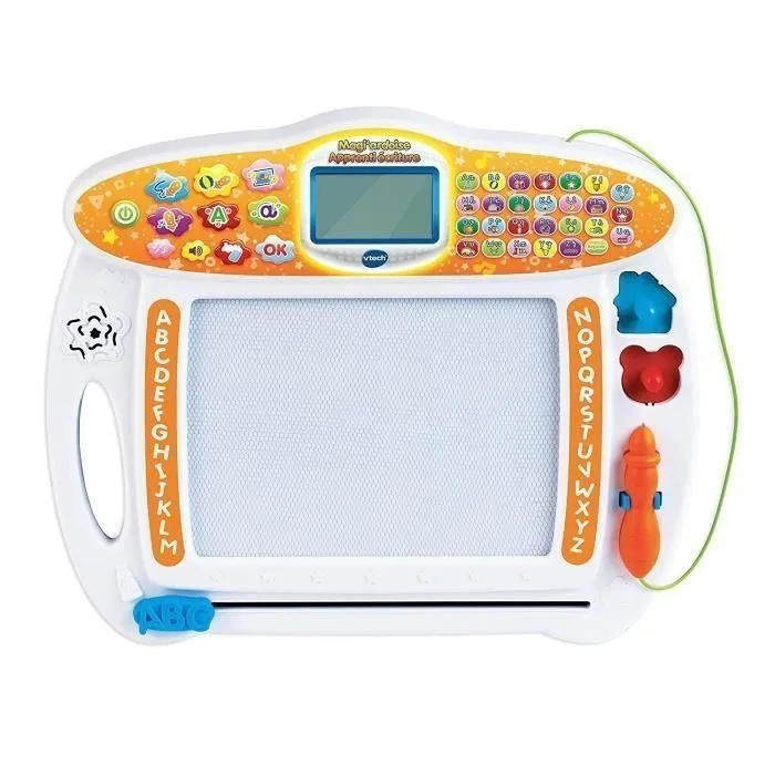 VTECH Magi'Ardoise Apprenti Ecriture - Ardoise Magique pour apprendre les lettres, sons et animations