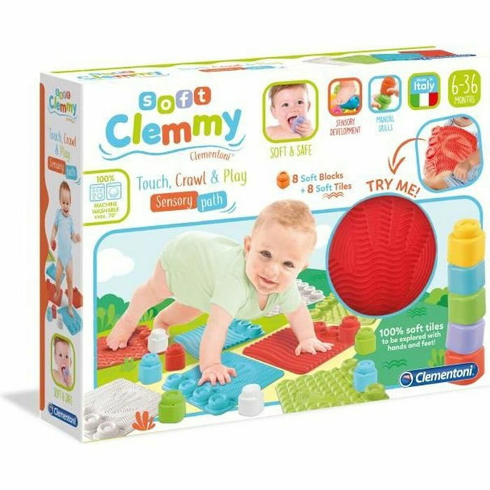 Clementoni Tapis sensoriels Soft Clemmy Multicolore