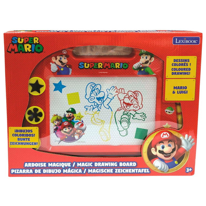LEXIBOOK Ardoise magique Super Mario A5 avec accessoires magnétiques LEXIBOOK Ardoise magique Super Mario A5 avec accessoires magnétiques