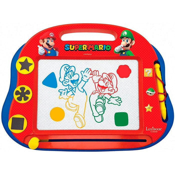 LEXIBOOK Ardoise magique Super Mario A5 avec accessoires magnétiques LEXIBOOK Ardoise magique Super Mario A5 avec accessoires magnétiques