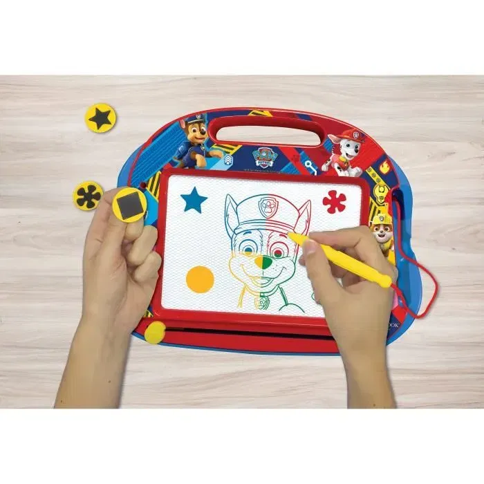 Lexibook Ardoise Magique Pat' Patrouille A5 Multicolore avec Stylo et Tampons Magnétiques pour Enfants à partir de 3 Ans - Dessin et Effaçage Facile Lexibook Ardoise Magique Pat' Patrouille A5 Multicolore avec Stylo et Tampons Magnétiques pour Enfants à partir de 3 Ans - Dessin et Effaçage Facile