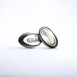 Gilbert GTR4000 - Ballon de rugby TOP 14 taille 5 pour match et entraînement, prise en main optimale