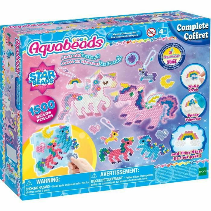 Aquabeads Set de perles Fairy Unicorns 1500 pièces Aquabeads Set de perles Fairy Unicorns 1500 pièces