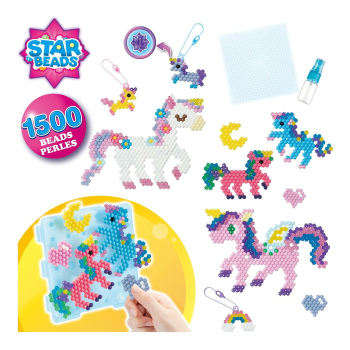 Aquabeads Set de perles Fairy Unicorns 1500 pièces Aquabeads Set de perles Fairy Unicorns 1500 pièces