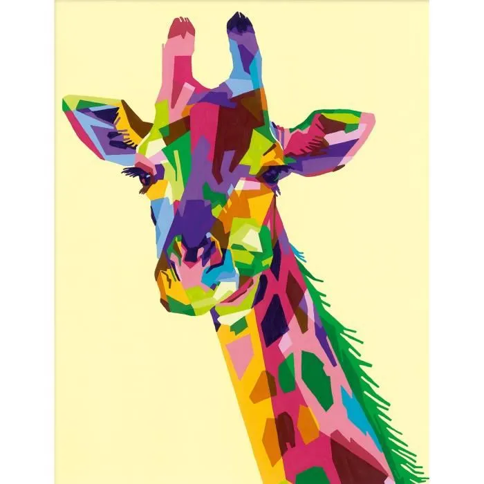 Ravensburger CreArt Girafe - Kit de Peinture par Numéros Adulte Grand Format 24x30 cm - 28993 - À Partir de 12 ans