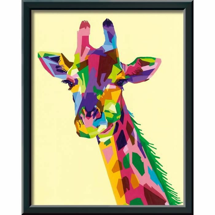 Ravensburger CreArt Kit de peinture par numéro Girafe 24x30 cm Ravensburger CreArt Kit de peinture par numéro Girafe 24x30 cm